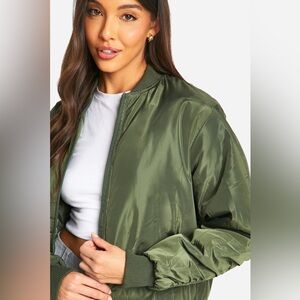 Sadie & Sage women's size L Bomber Flight Jacket‎